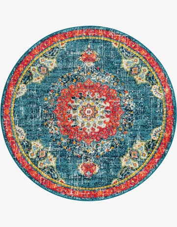 7' 10 x 7' 10 Carrington Round Rug