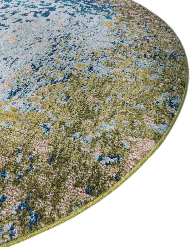 Detail image of 8' x 8' Washable Casablanca Round Rug