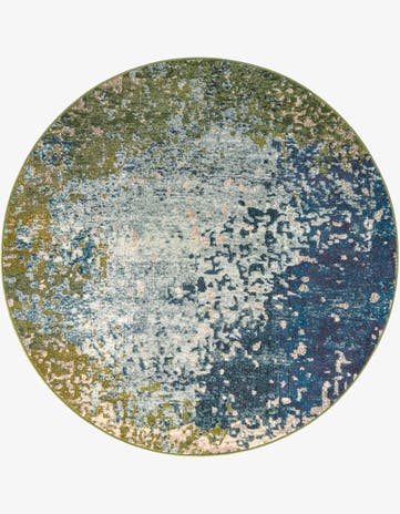 6' x 6' Washable Casablanca Round Rug