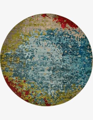 8' x 8' Washable Casablanca Round Rug