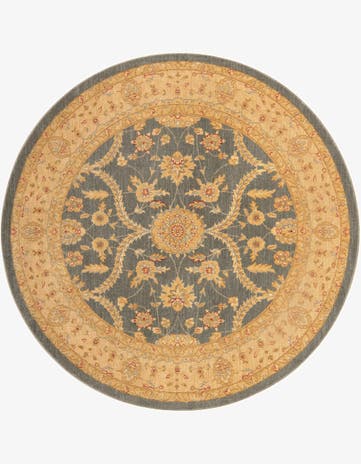 Blue Chelsea Round Rug