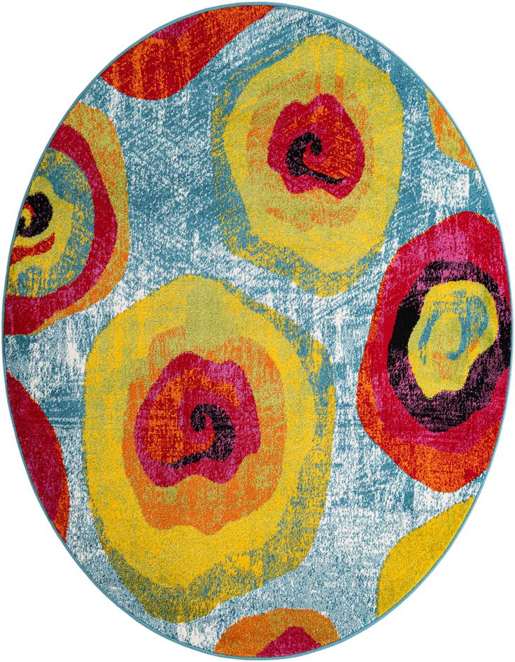 Detail image of 6' x 6' Florence Round Rug