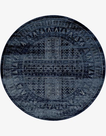 Blue Georgetown Round Rug