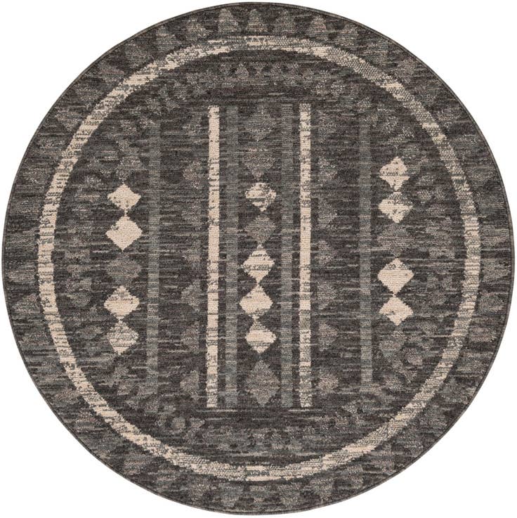 Detail image of 5' x 5' Grand Tradition Round Rug