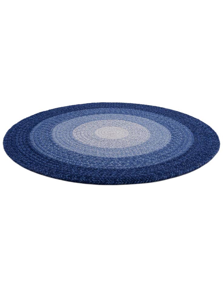Detail image of 3' 1 x 3' 1  Hand Hand Braided Wool Round Rug