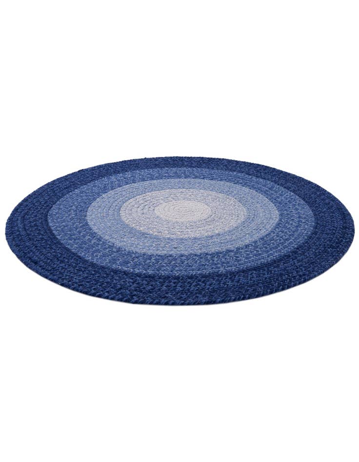 Detail image of 3' 1 x 3' 1  Hand Hand Braided Wool Round Rug