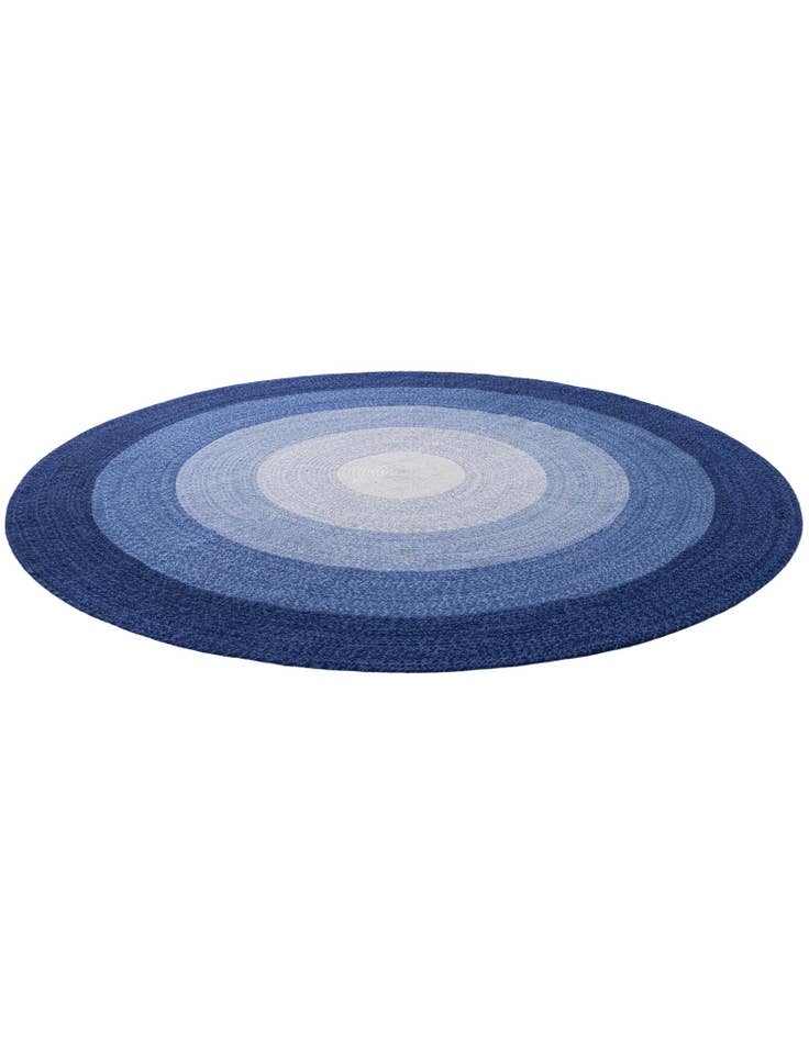 Detail image of 7' 10 x 7' 10 Handmade Hand Braided Wool Round Rug
