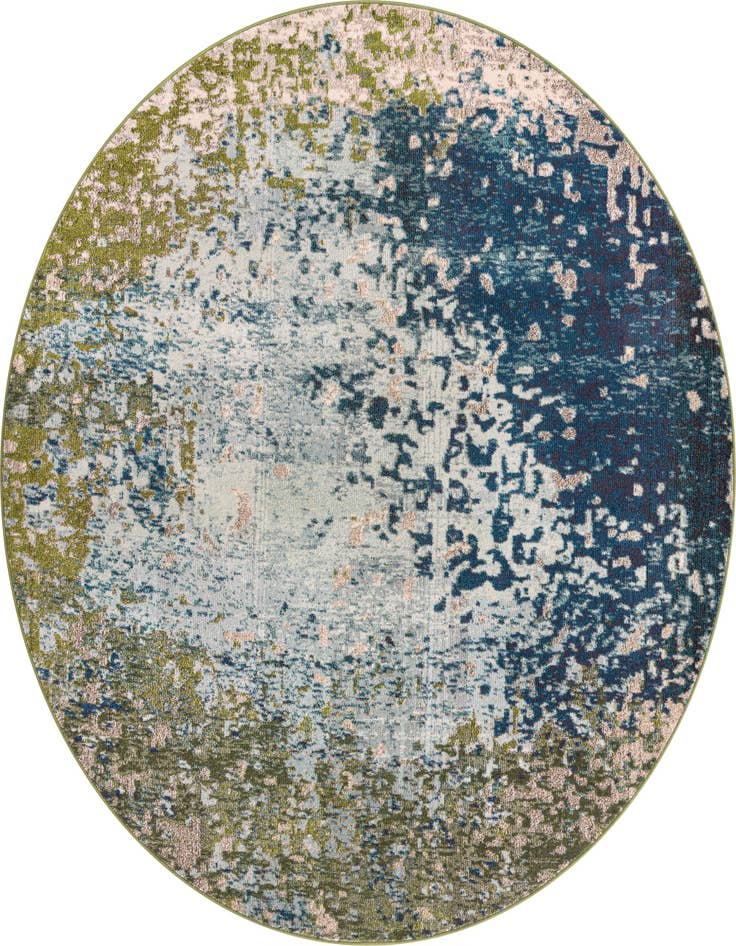 Detail image of 8' x 8' Washable Hyacinth Round Rug