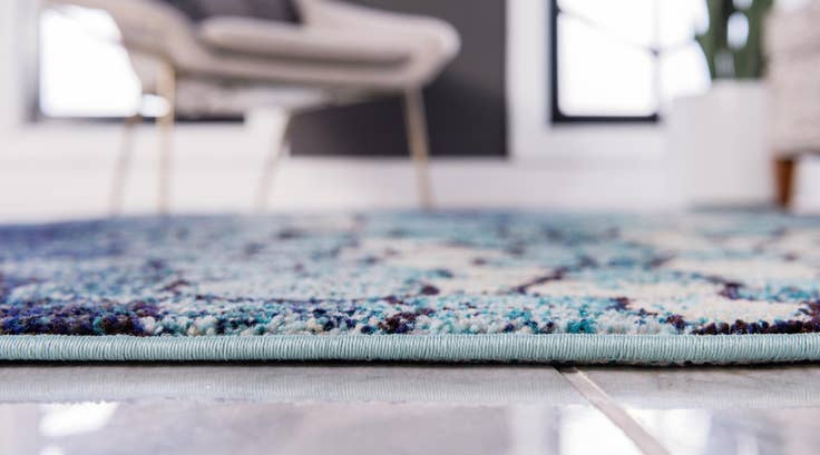 Detail image of 6' x 6' Washable Hyacinth Round Rug
