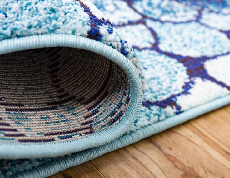 Detail image of 6' x 6' Washable Hyacinth Round Rug