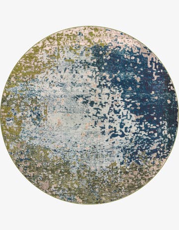 8' x 8' Washable Hyacinth Round Rug