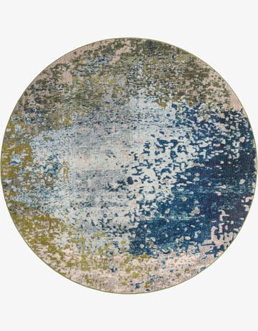 8' x 8' Washable Hyacinth Round Rug