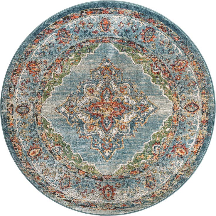 Detail image of 5' x 5' Isabella Round Rug