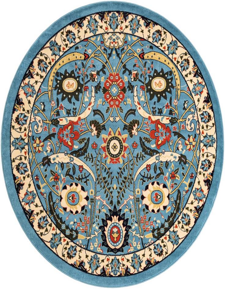 Detail image of 7' 10 x 7' 10 Isfahan Design Round Rug