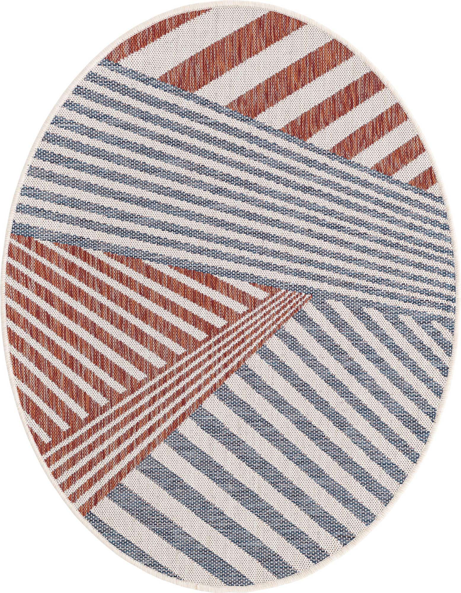 4' x 4' Easy-Clean Jill Zarin Indoor / Outdoor Round Rug