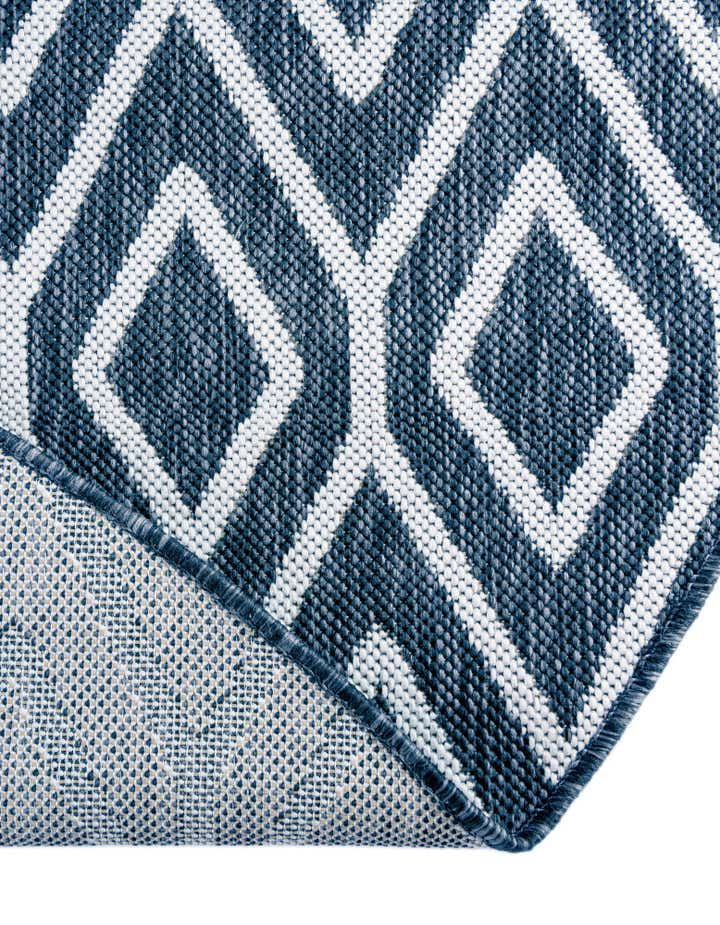 6' 7 x 6' 7 Easy-Clean Jill Zarin Turks and Caicos Indoor / Outdoor Round Rug