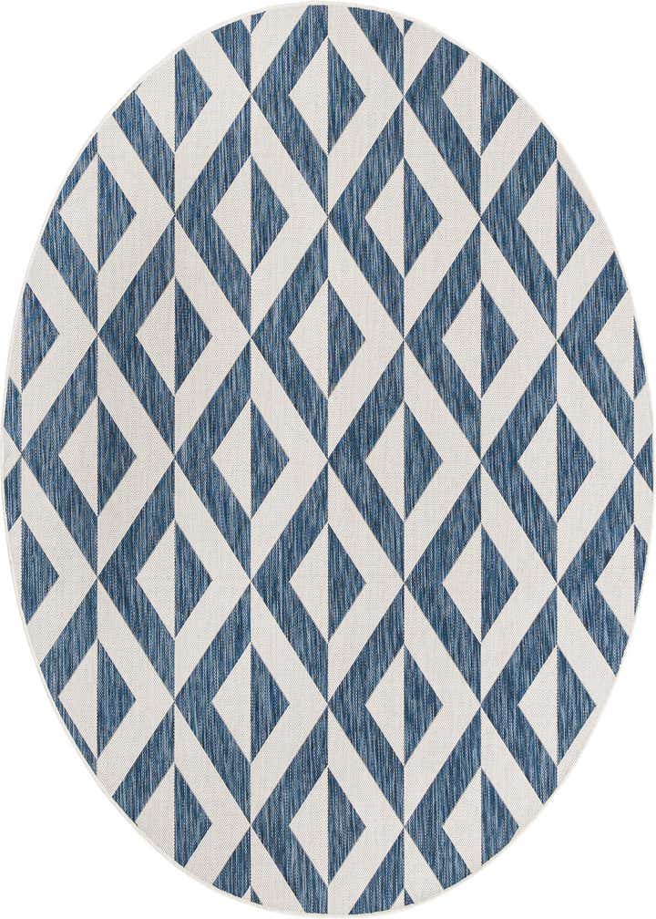6' 7 x 6' 7 Easy-Clean Jill Zarin Napa Indoor / Outdoor Round Rug