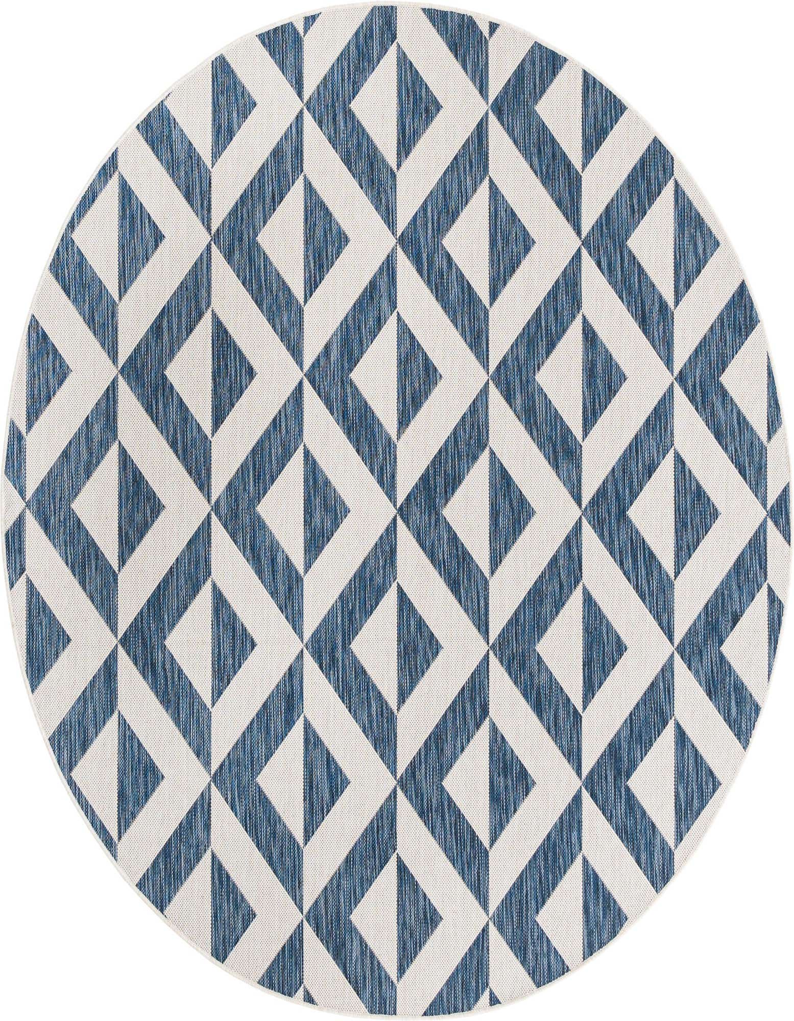 6' 7 x 6' 7 Easy-Clean Jill Zarin Napa Indoor / Outdoor Round Rug