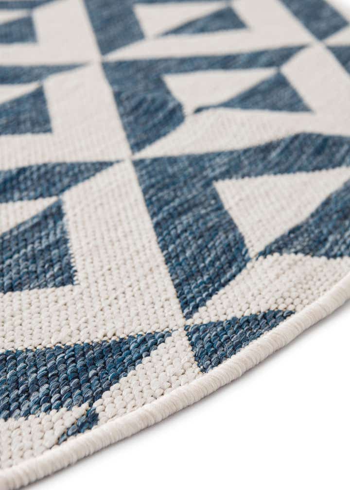 6' 7 x 6' 7 Easy-Clean Jill Zarin Napa Indoor / Outdoor Round Rug