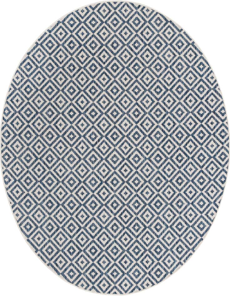 Detail image of 6' 7 x 6' 7 Easy-Clean Jill Zarin Costa Rica Indoor / Outdoor Round Rug