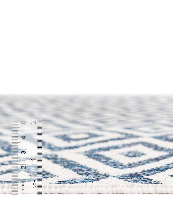 10' 8 x 10' 8 Easy-Clean Jill Zarin Costa Rica Indoor / Outdoor Round Rug