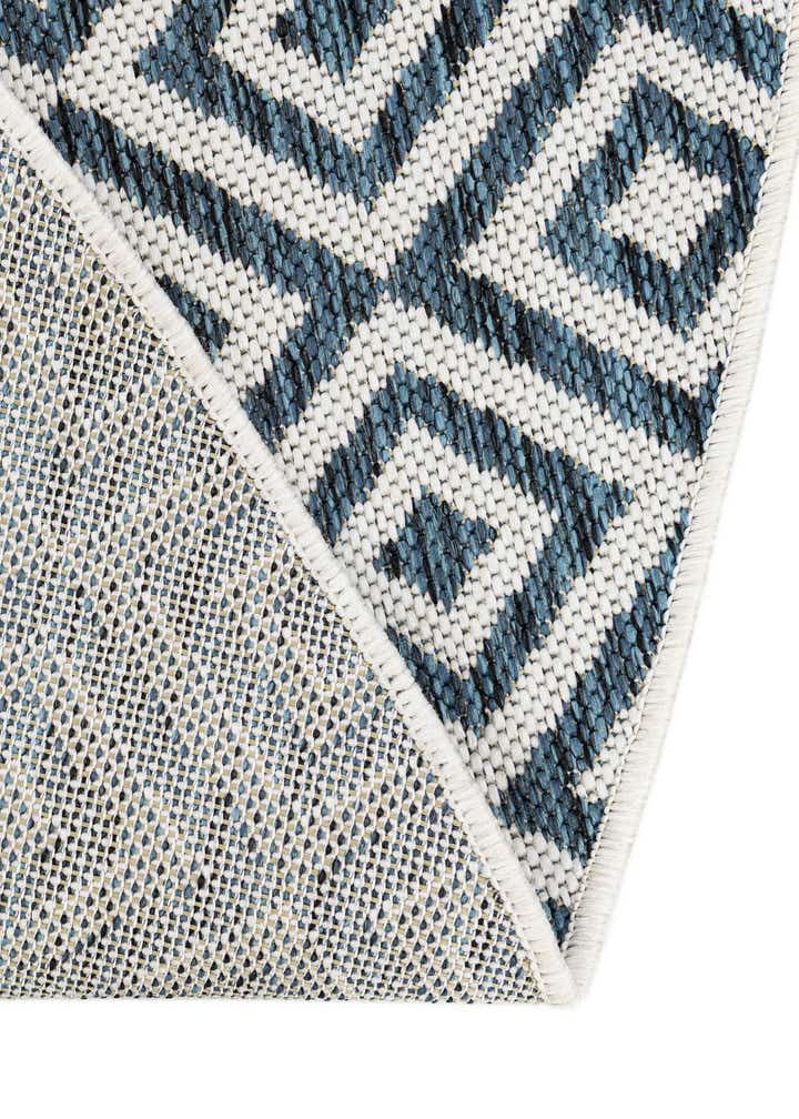 6' 7 x 6' 7 Easy-Clean Jill Zarin Costa Rica Indoor / Outdoor Round Rug