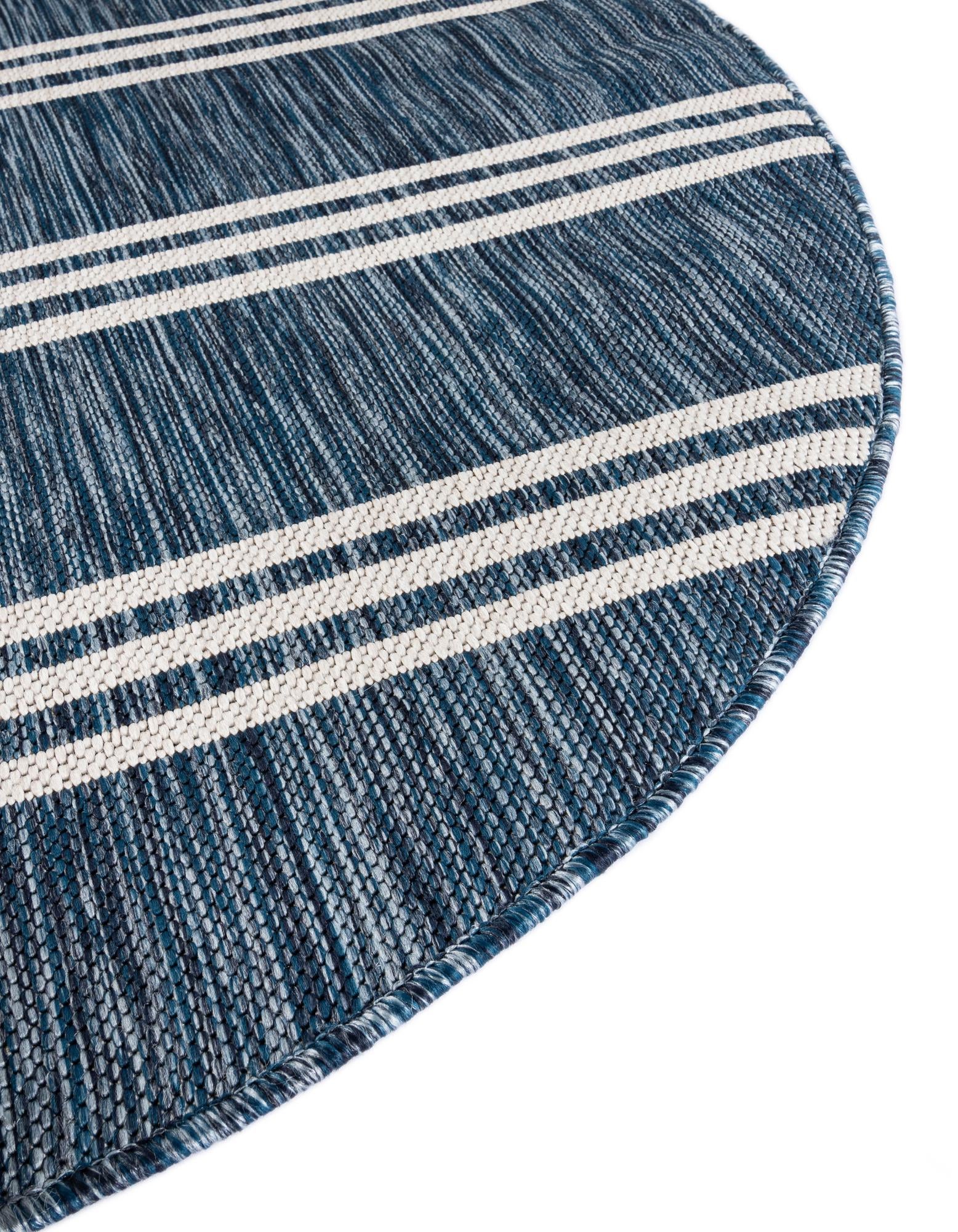7' x 7' Easy-Clean Jill Zarin Indoor / Outdoor Round Rug