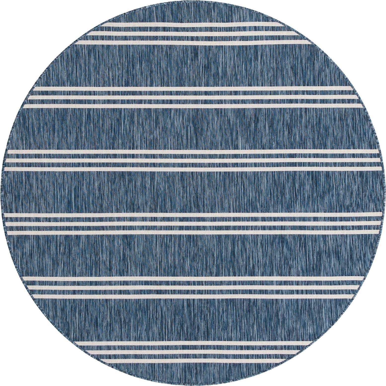 6' 7 x 6' 7 Easy-Clean Jill Zarin Anguilla Indoor / Outdoor Round Rug