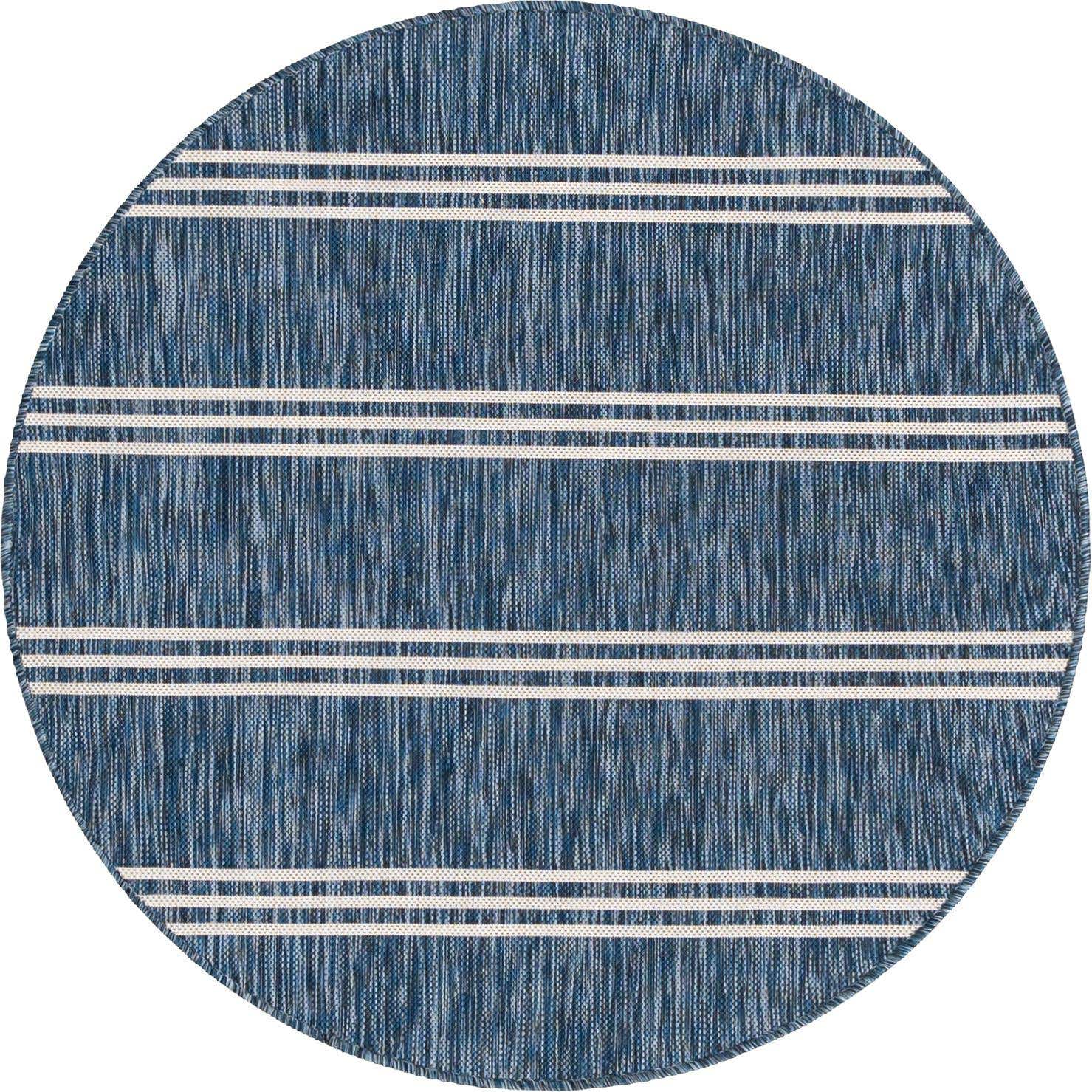 4' x 4' Easy-Clean Jill Zarin Anguilla Indoor / Outdoor Round Rug