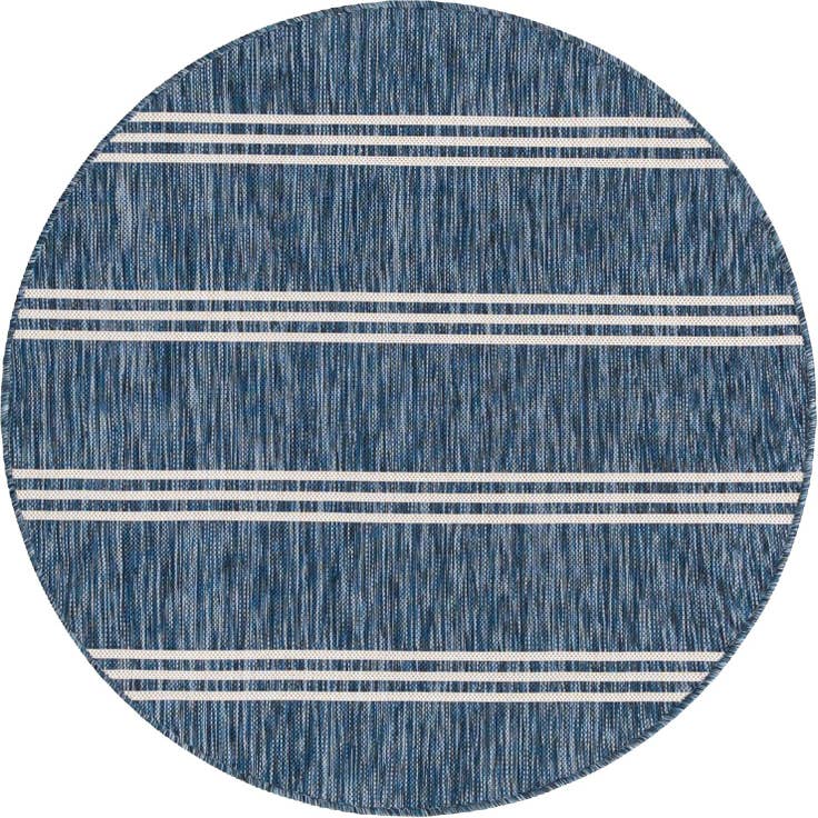 Detail image of 4' x 4' Easy-Clean Jill Zarin Anguilla Indoor / Outdoor Round Rug