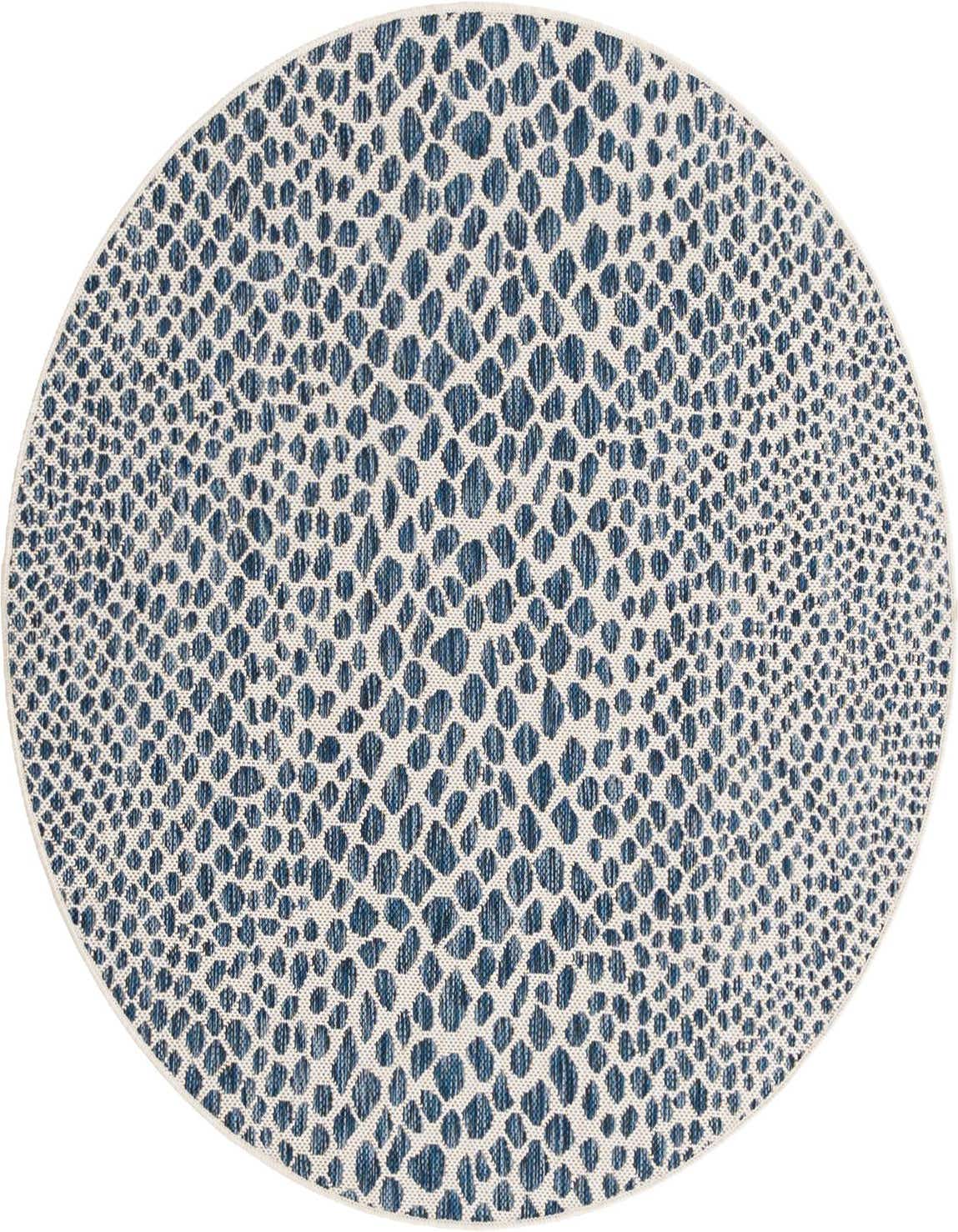 4' x 4' Easy-Clean Jill Zarin Cape Town Indoor / Outdoor Round Rug