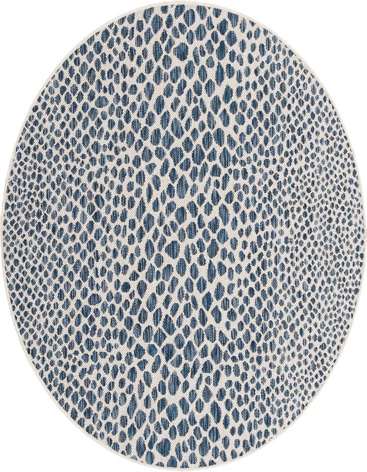 Detail image of 4' x 4' Easy-Clean Jill Zarin Cape Town Indoor / Outdoor Round Rug