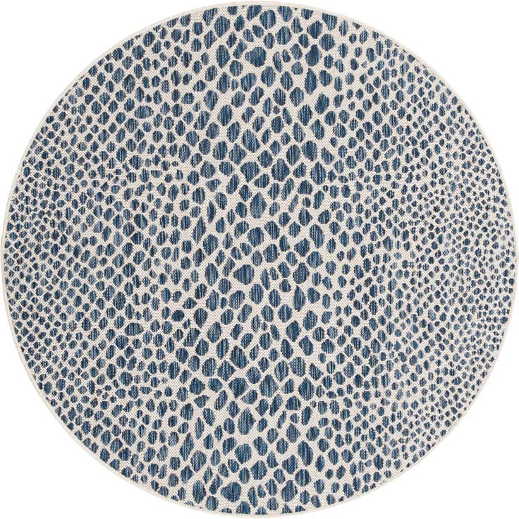 Detail image of 4' x 4' Easy-Clean Jill Zarin Cape Town Indoor / Outdoor Round Rug