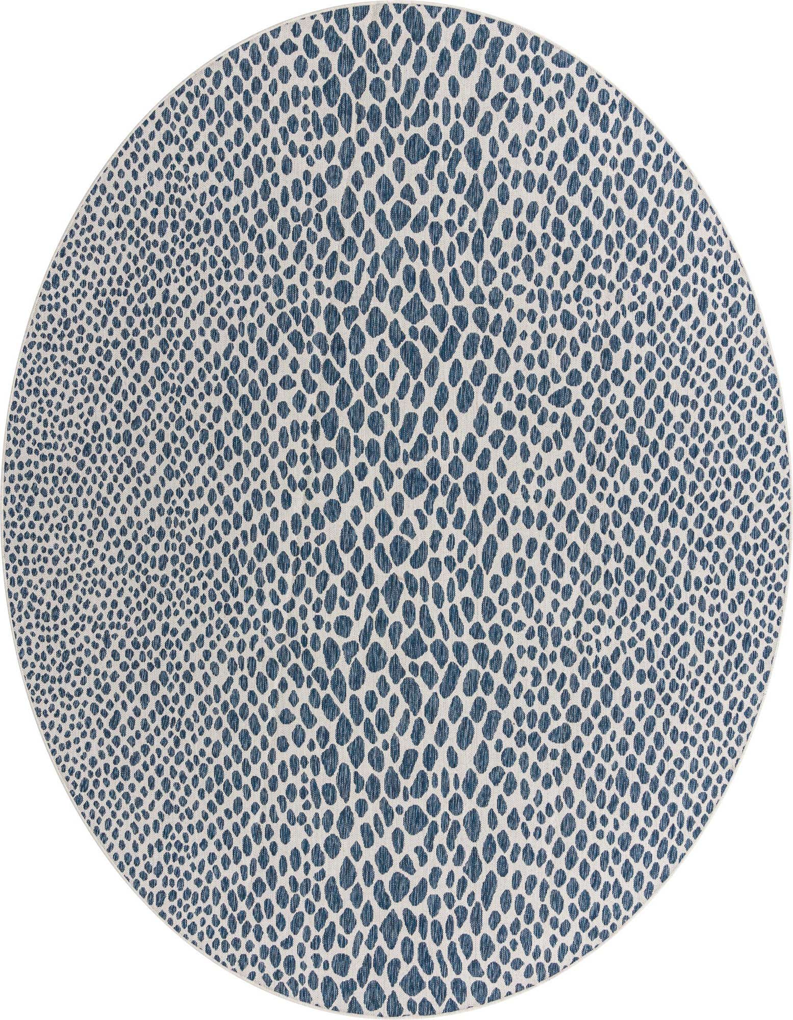 10' 8 x 10' 8 Easy-Clean Jill Zarin Cape Town Indoor / Outdoor Round Rug