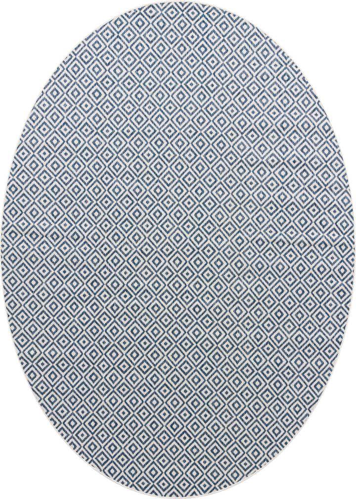 10' 8 x 10' 8 Easy-Clean Jill Zarin Costa Rica Indoor / Outdoor Round Rug