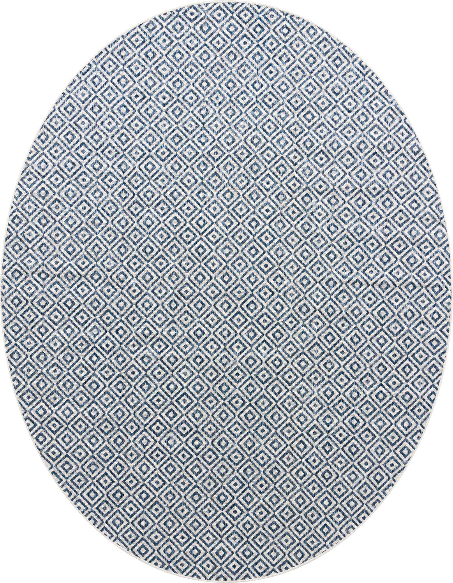 10' 8 x 10' 8 Easy-Clean Jill Zarin Costa Rica Indoor / Outdoor Round Rug