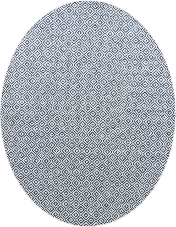 Detail image of 10' 8 x 10' 8 Easy-Clean Jill Zarin Costa Rica Indoor / Outdoor Round Rug