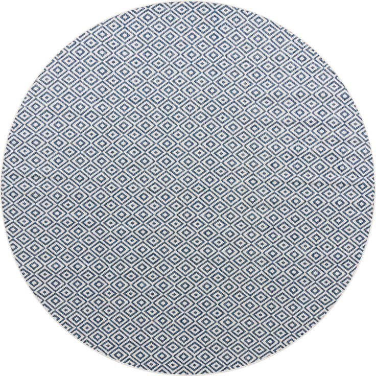 Detail image of 10' 8 x 10' 8 Easy-Clean Jill Zarin Costa Rica Indoor / Outdoor Round Rug