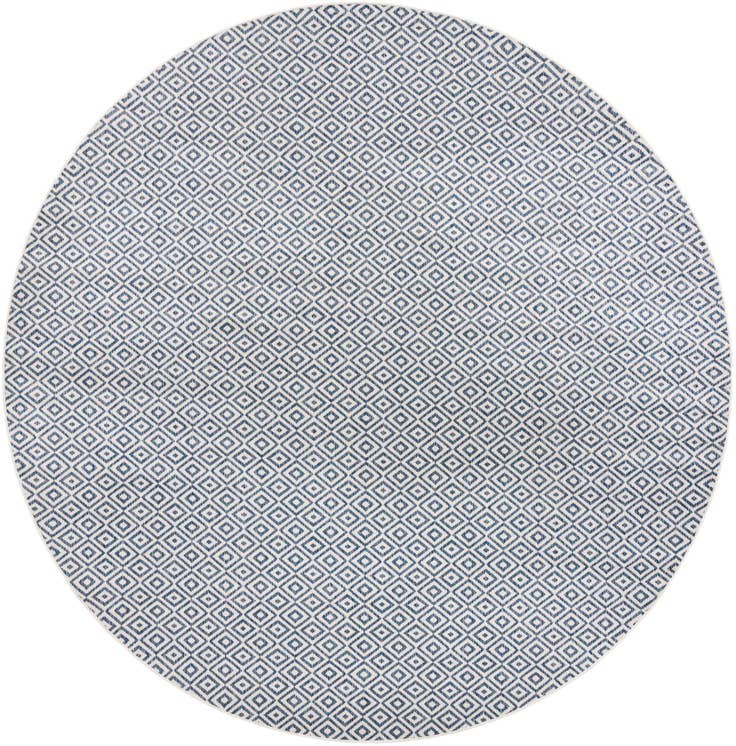 Detail image of 13' x 13' Easy-Clean Jill Zarin Costa Rica Indoor / Outdoor Round Rug