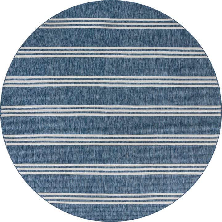13' x 13' Easy-Clean Jill Zarin Anguilla Indoor / Outdoor Round Rug