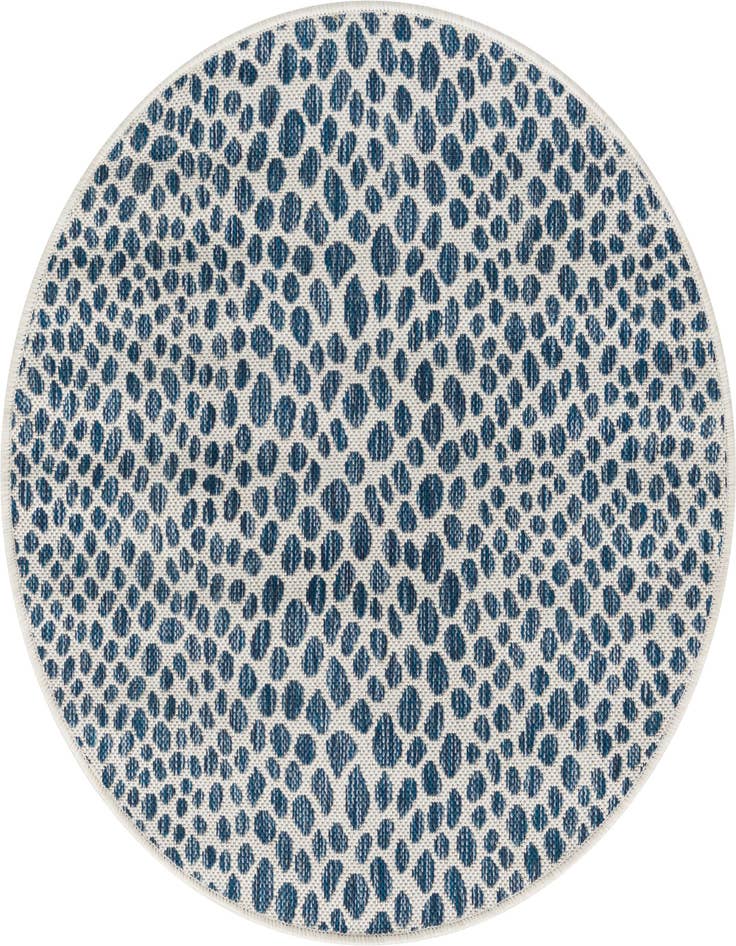 Detail image of 3' x 3' Easy-Clean Jill Zarin Cape Town Indoor / Outdoor Round Rug