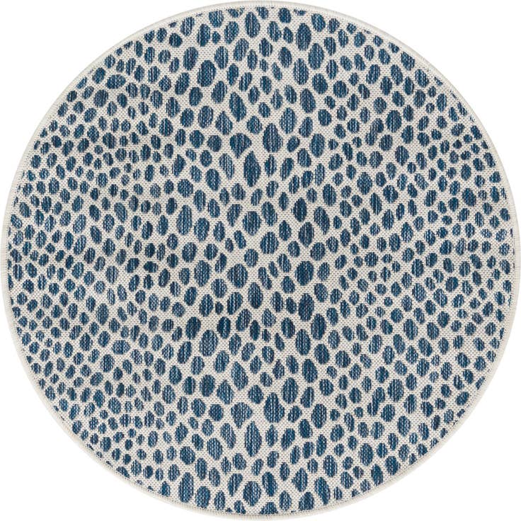 Detail image of 3' x 3' Easy-Clean Jill Zarin Cape Town Indoor / Outdoor Round Rug