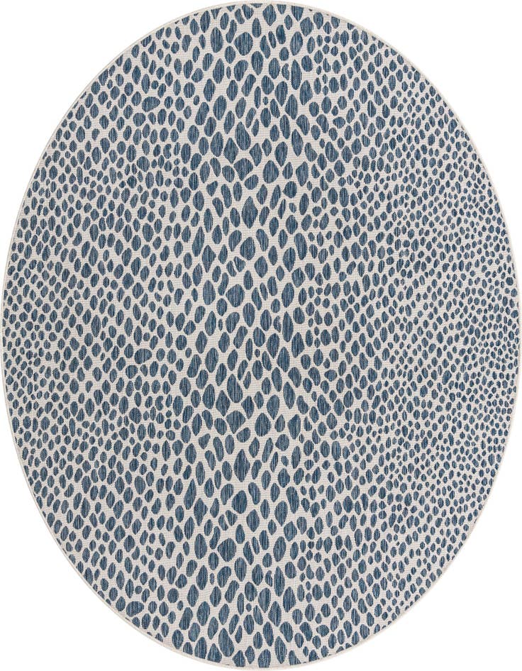 Detail image of 7' 10 x 7' 10 Easy-Clean Jill Zarin Cape Town Indoor / Outdoor Round Rug