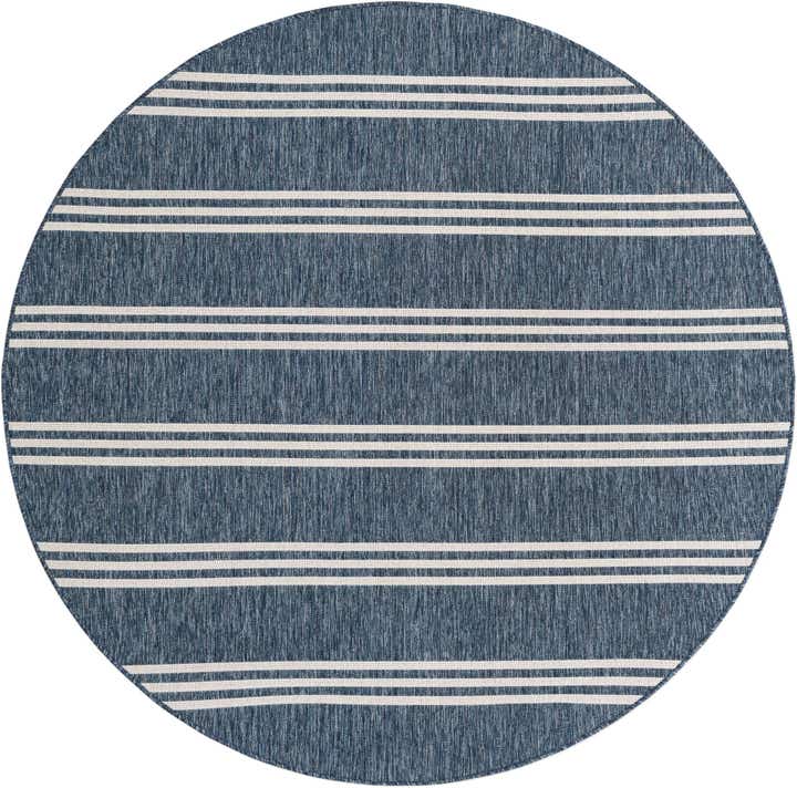 7' x 7' Easy-Clean Jill Zarin Indoor / Outdoor Round Rug