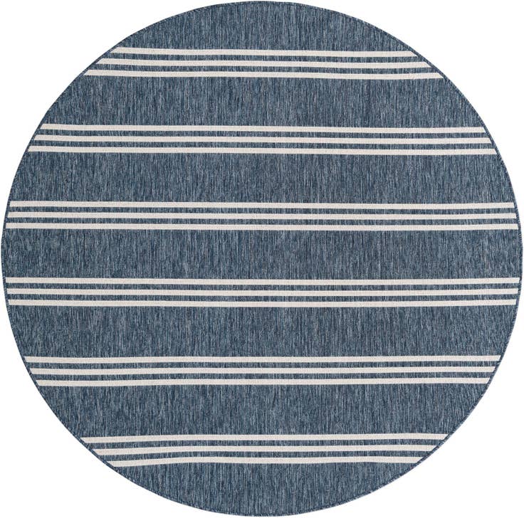 Detail image of 7' x 7' Easy-Clean Jill Zarin Indoor / Outdoor Round Rug