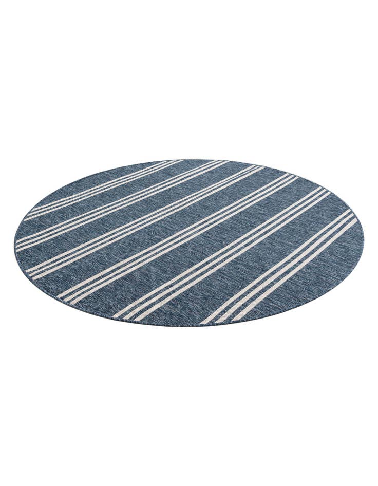 Detail image of 7' x 7' Easy-Clean Jill Zarin Indoor / Outdoor Round Rug