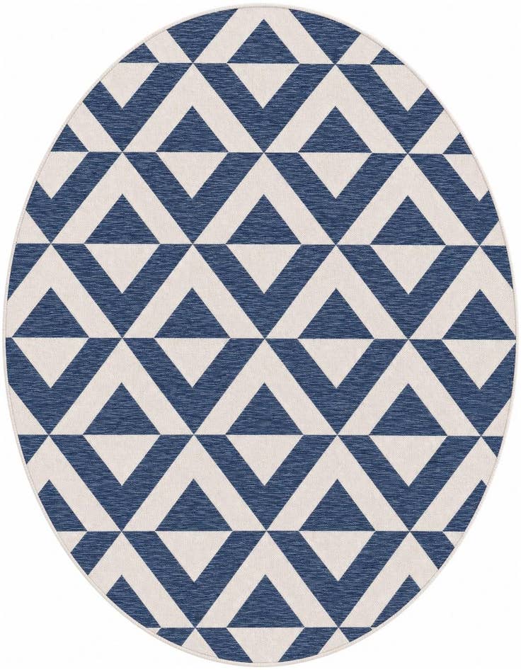Detail image of 7' x 7' Easy-Clean Jill Zarin Indoor / Outdoor Round Rug