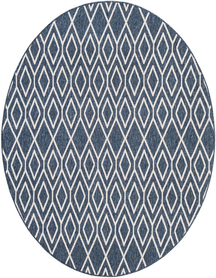 Detail image of 7' x 7' Easy-Clean Jill Zarin Indoor / Outdoor Round Rug