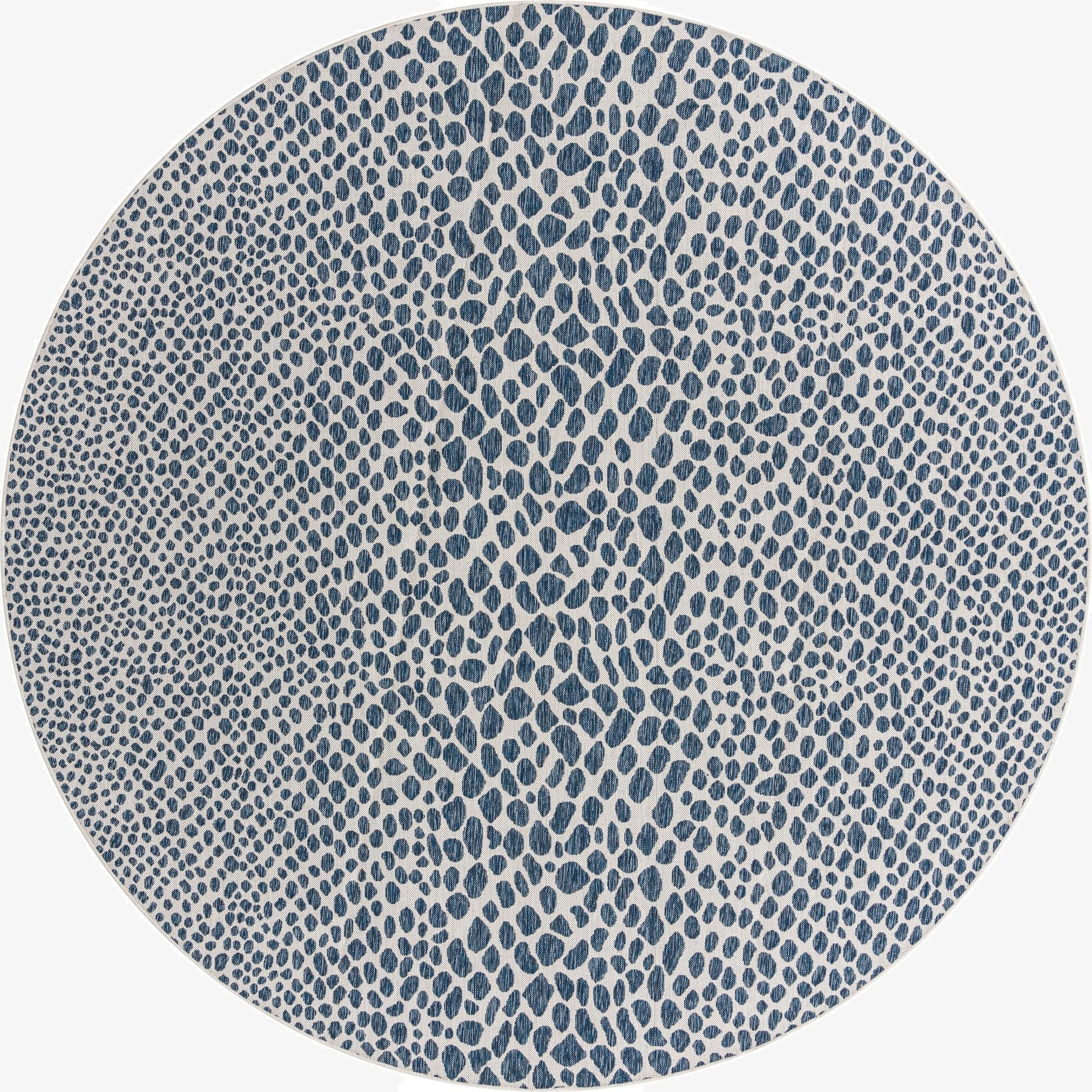 Primary image 10' 8 x 10' 8  Washable Jill Zarin Cape Town Indoor / Outdoor Round Rug