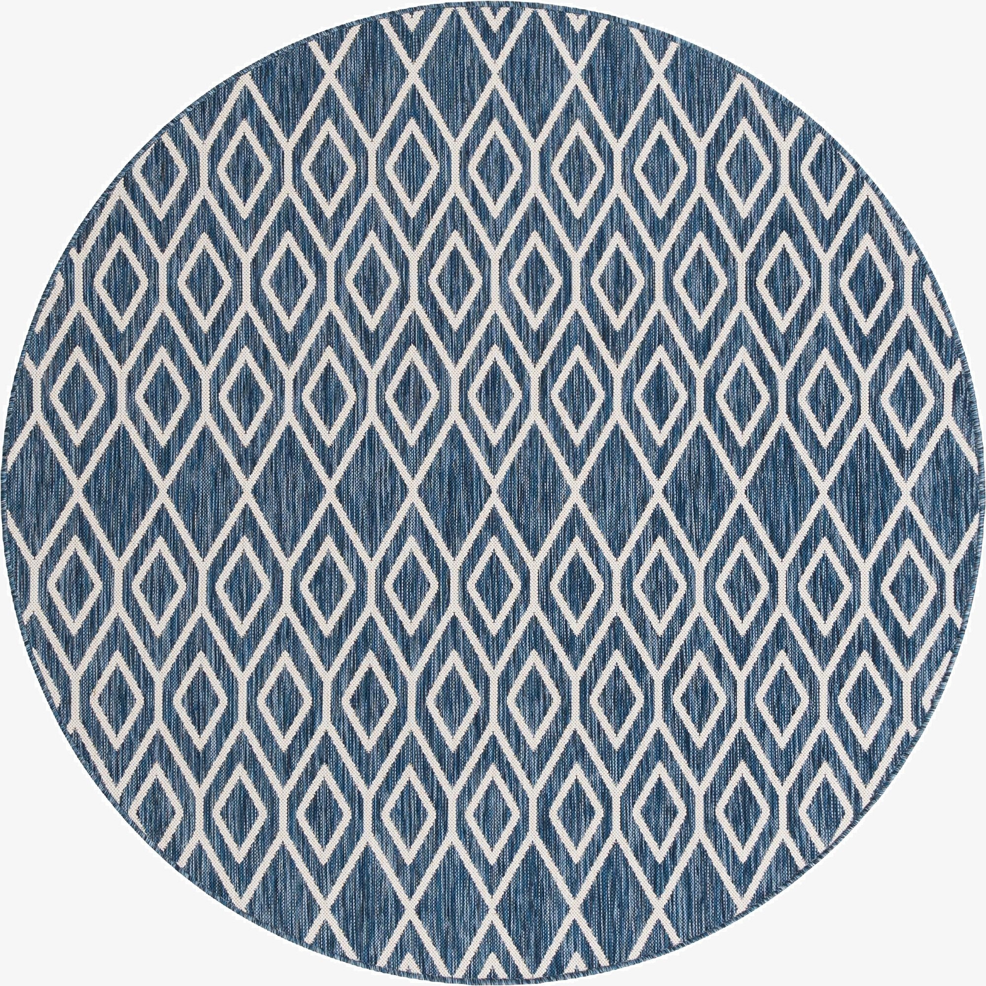 6' 7 x 6' 7  Washable Jill Zarin Turks and Caicos Indoor / Outdoor Round Rug